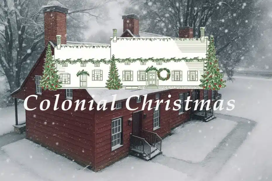 JVH Colonial Christmas Banner Mr Local History
