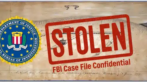Lillie Drawing Rev War FBI Case File Stolen