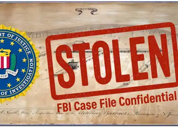 Lillie Drawing Rev War FBI Case File Stolen