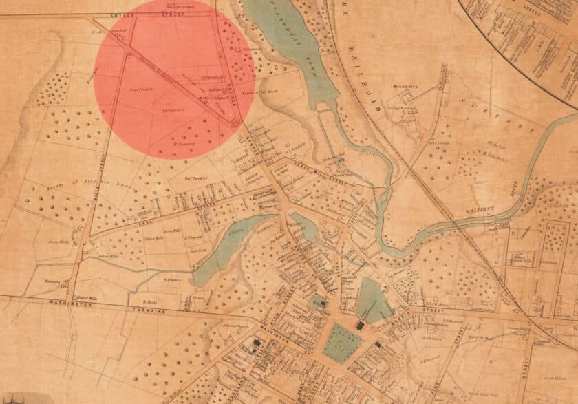 Morristown Map Detail Minting