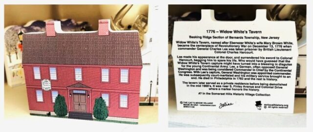 1776 Widow Whites Tavern Keepsake Mr Local History Cats Meow Village 1