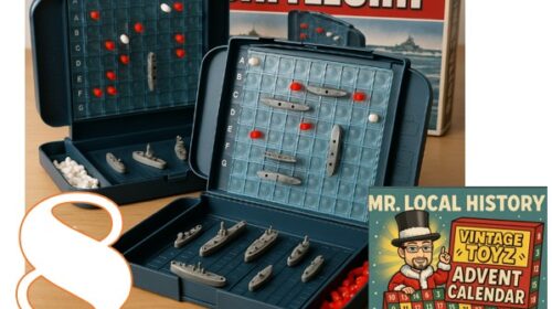 Mr Local History Advent Vintage Toys 8 Battleship