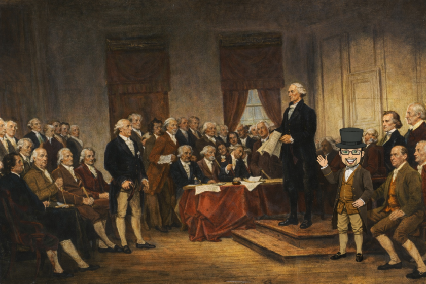 Mr Local History at Signing of the declaration