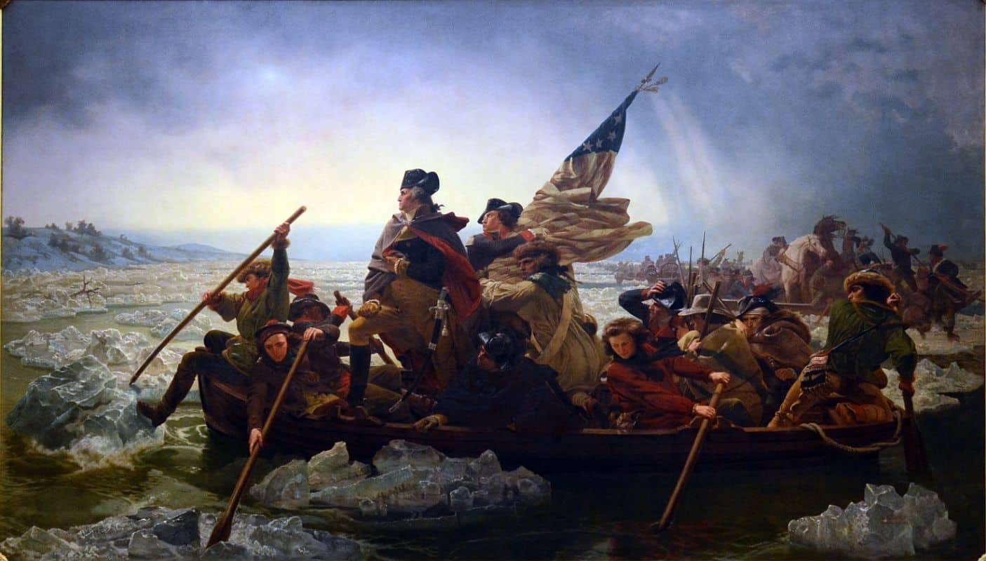 Washington Crossing the Delaware Emanuel Leutze 1851 American Wing New York Metropolitan Museum of Art