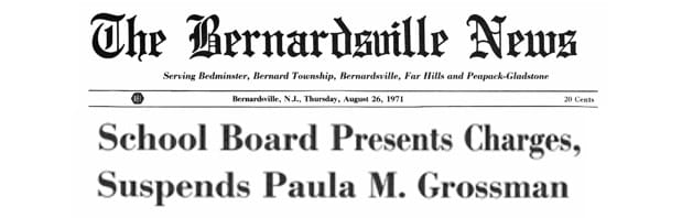 1971 2 School Board Suspends Paula Grossman Aug 19 Bville News