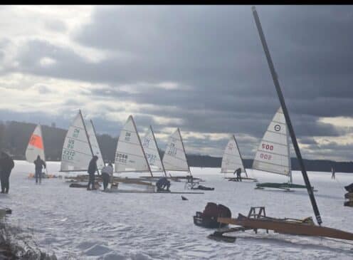 Budd Lake 2025 Ice Boating