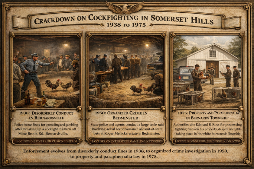 Cockfighting In the Somerset Hills Mr Local History