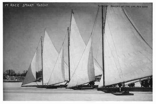 Ice Boating History New Jersey Mr Local History Project