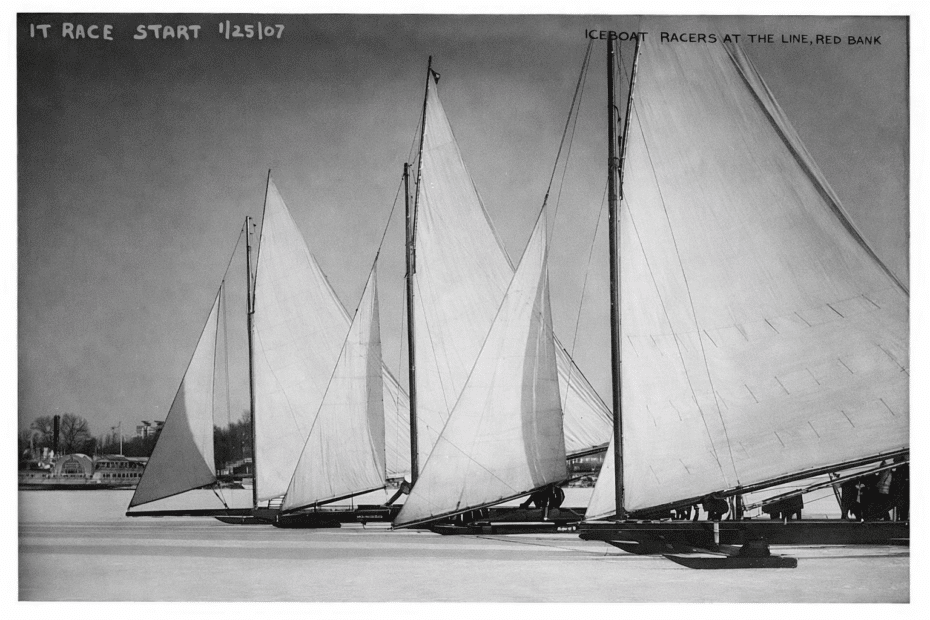Ice Boating History New Jersey Mr Local History Project