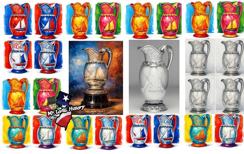 Ice Yachting Challenge Cup Art Mr Local History