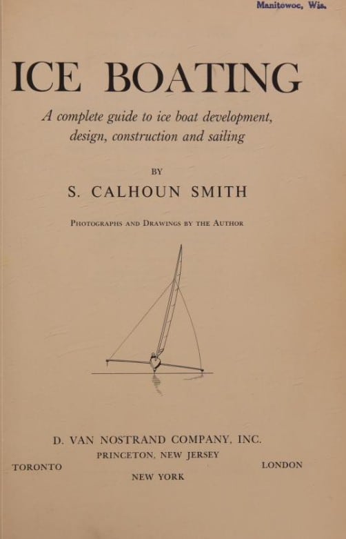 Iceboating S. Calhone Book