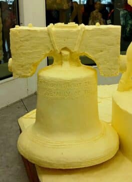 Liberty Bell Butter Sculpture