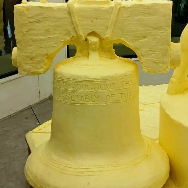 Liberty Bell Butter Sculpture