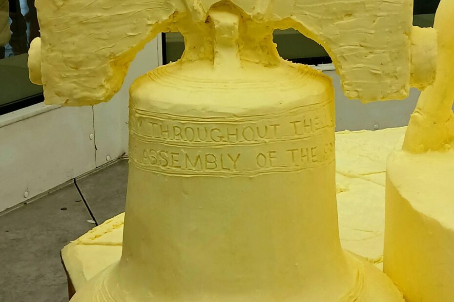 Liberty Bell Butter Sculpture