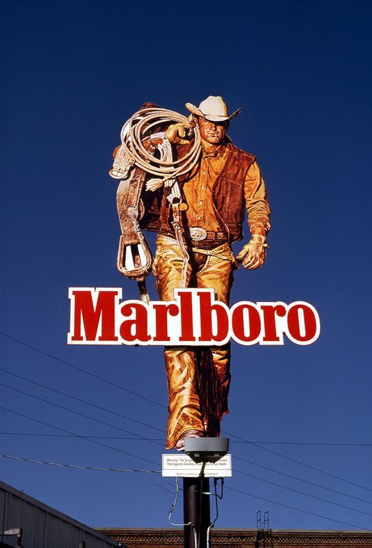 Marlboro Billboard the Sunset Strip in West Hollywood.