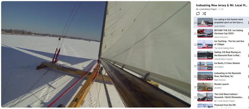 Mr Local History Iceboating New Jersey Video Collection YouTube
