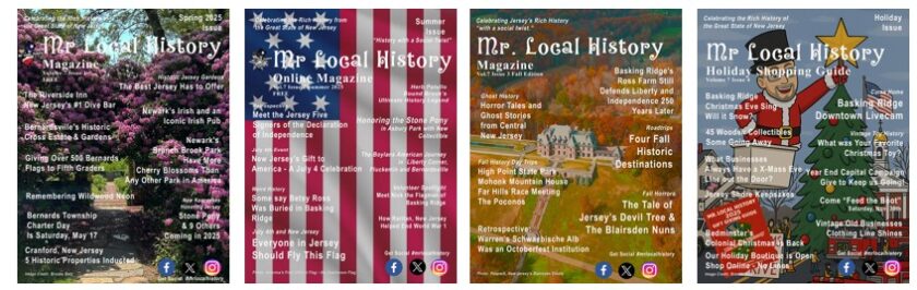 Mr Local History Magazine Covers 2025
