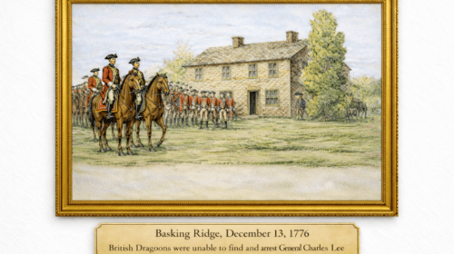 No Capture of General Charles Lee in Basking Ridge Mr Local History