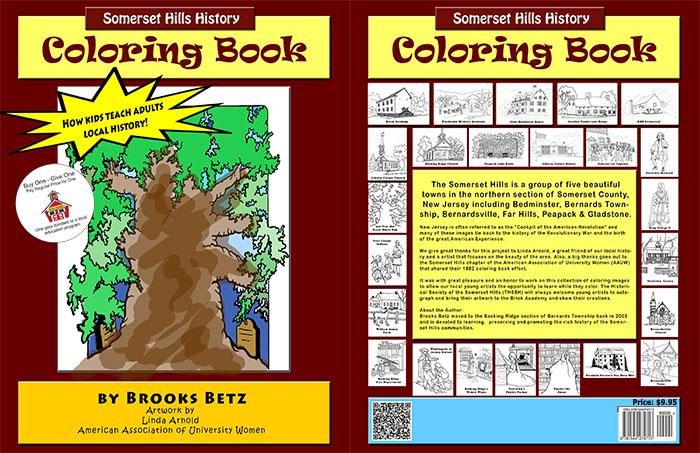 Somerset Hills History Coloring Book