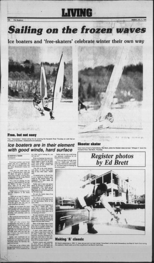 The Daily Register 1988 01 11 10 Iceboating Mr Local History