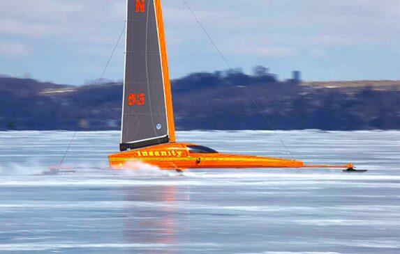 insanity class a skeeter iceboat Dan Clapp