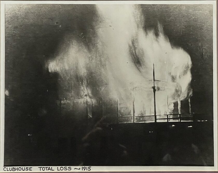 1915 Raritan Yacht Club fire