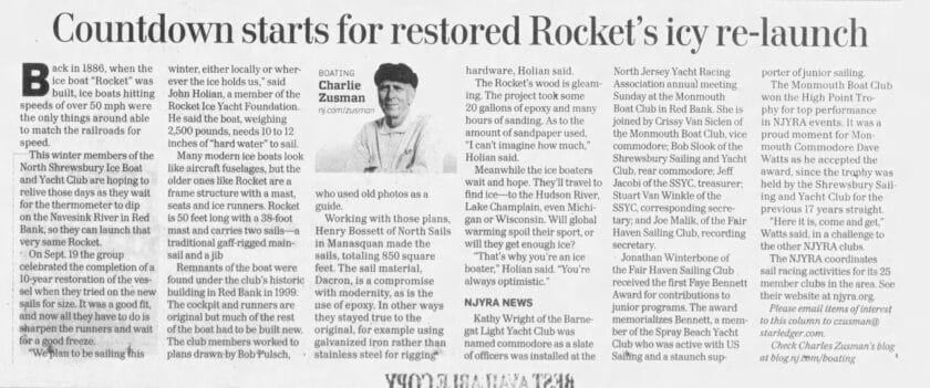2009 Star Ledger Rocket Relaunch nov 19
