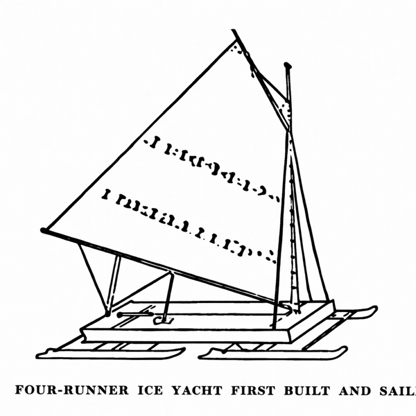 6 Four Blade Ice Boat mr local history