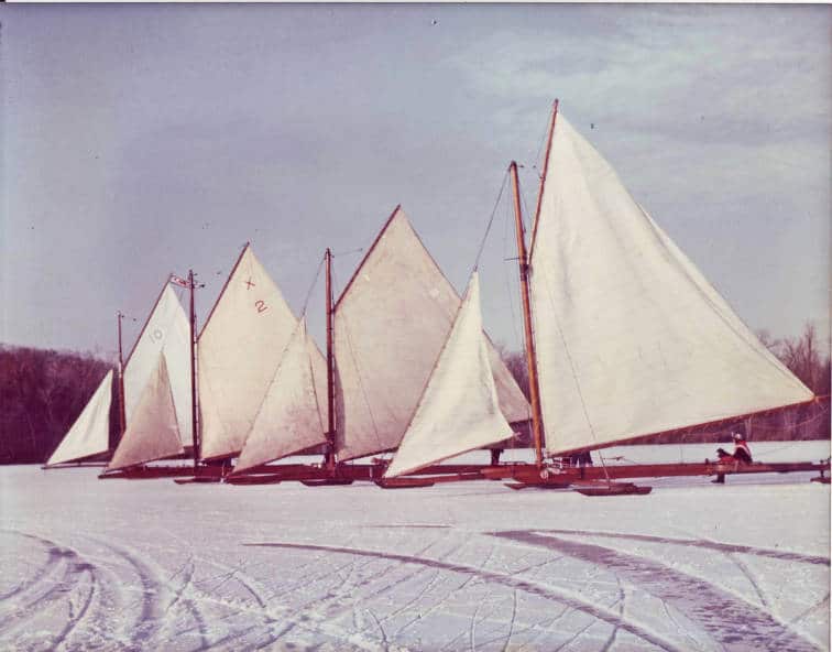 Bow Steerers Puff, Ariel, North Wind, and Aurora on Orange Lake 1972