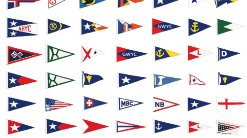 Burgees New Jersey Yacht Clubs Mr Local History