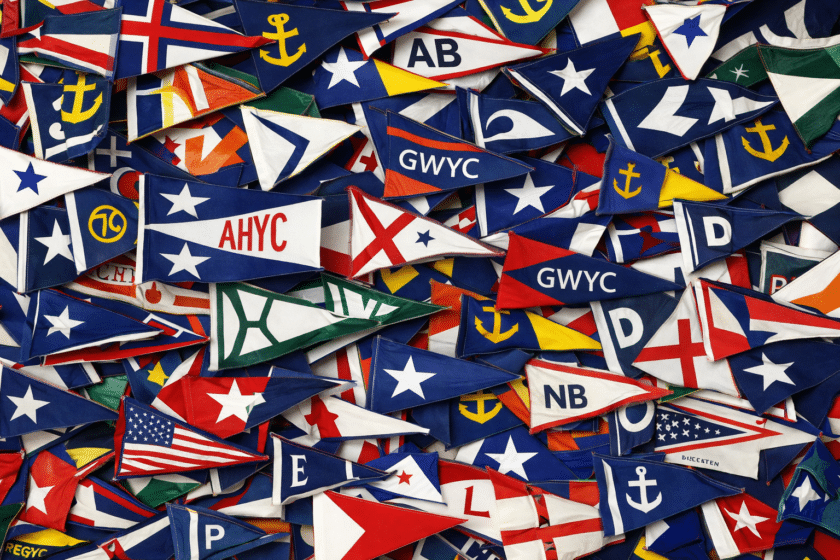 Burgees New Jersey Yacht Clubs collage