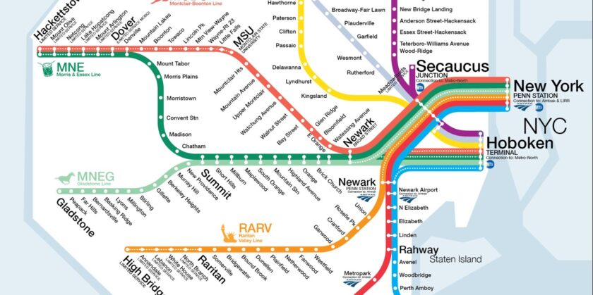 NJ Transit Map