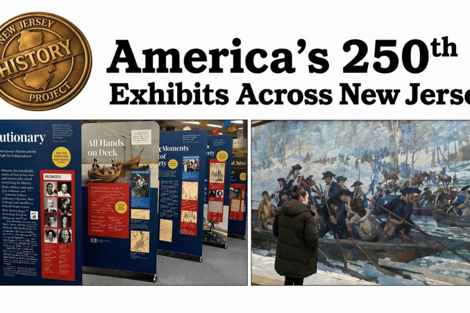 New Jersey Americas 250th exhibits calendar Mr Local History