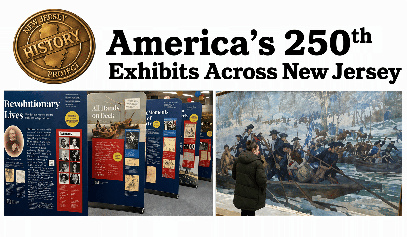 New Jersey Americas 250th exhibits calendar Mr Local History
