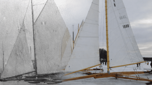 Past and Present The Rocket Ice Yacht Mr Local History