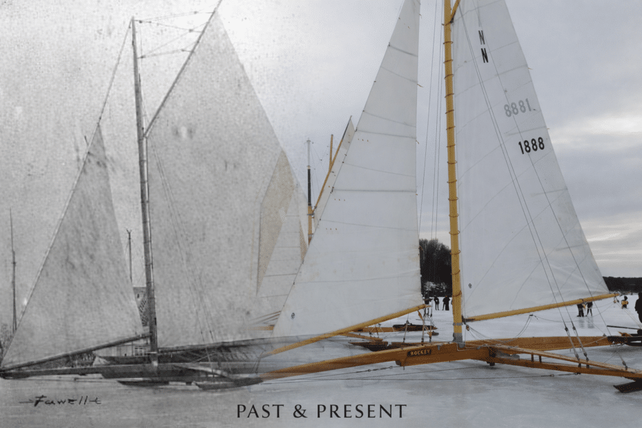 Past and Present The Rocket Ice Yacht Mr Local History