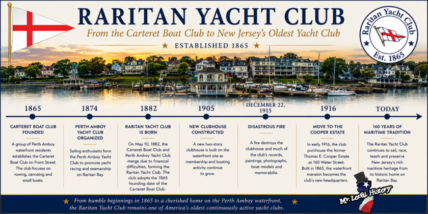 Raritan Yacht Club RYC Timeline Mr Local History