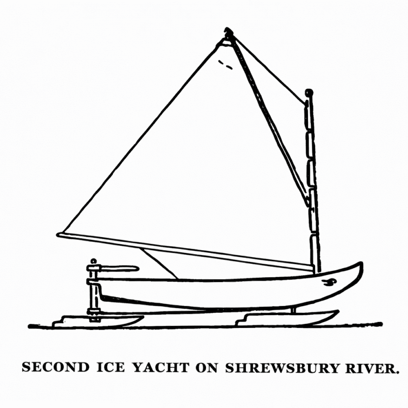 Second ice yacht on Shrewsbury mr local history