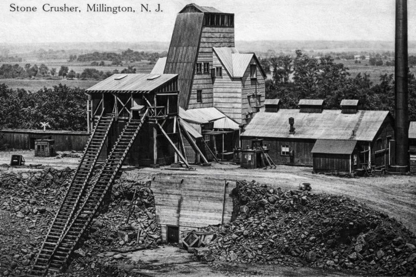1908 Millington Stone Crusher Around Basking Ridge Book