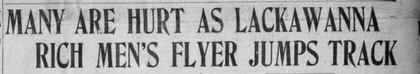 1908 Bernardsville Club Car Accident Jun 5 Star Ledger Headline