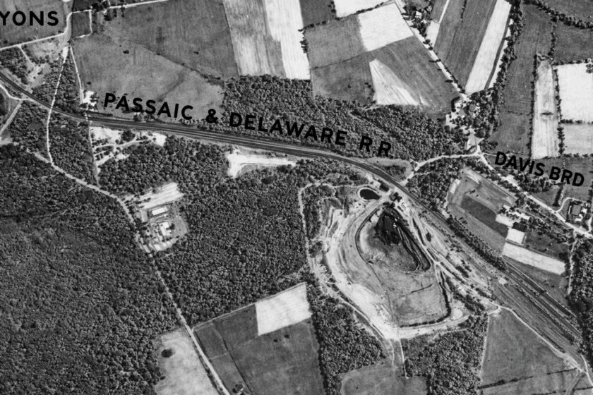 1930 Aerial View Train Accident Location Mr Local History