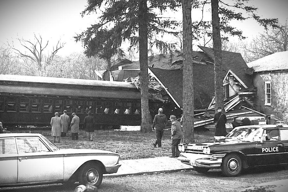 1961 Gladstone Station Derail off End David Hill In the Somerset Hills