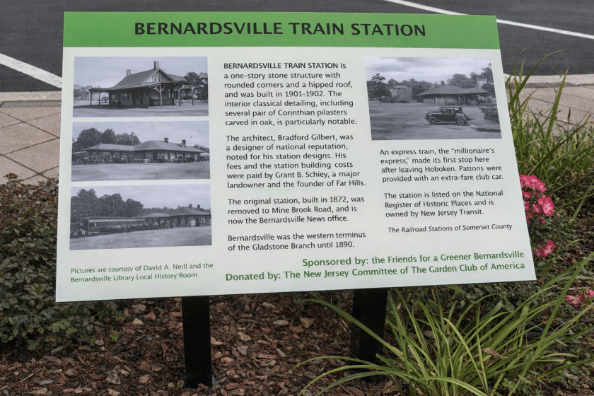 Bernardsville Train Station Historic Display Bernardsville Train Station Historic Display
