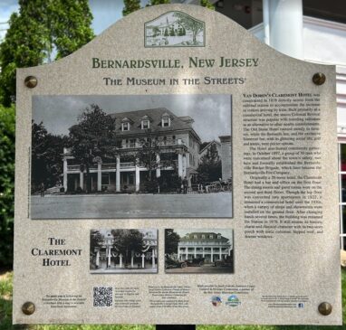 Claremont Hotel Museum in the Streets Bernardsville Mr Local History