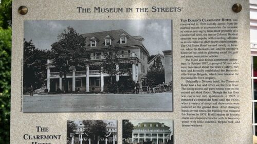 Claremont Hotel Museum in the Streets Bernardsville Mr Local History