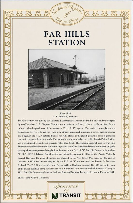 Far Hills Train Station History New Jersey Transit Far Hills Train Station History New Jersey Transit
