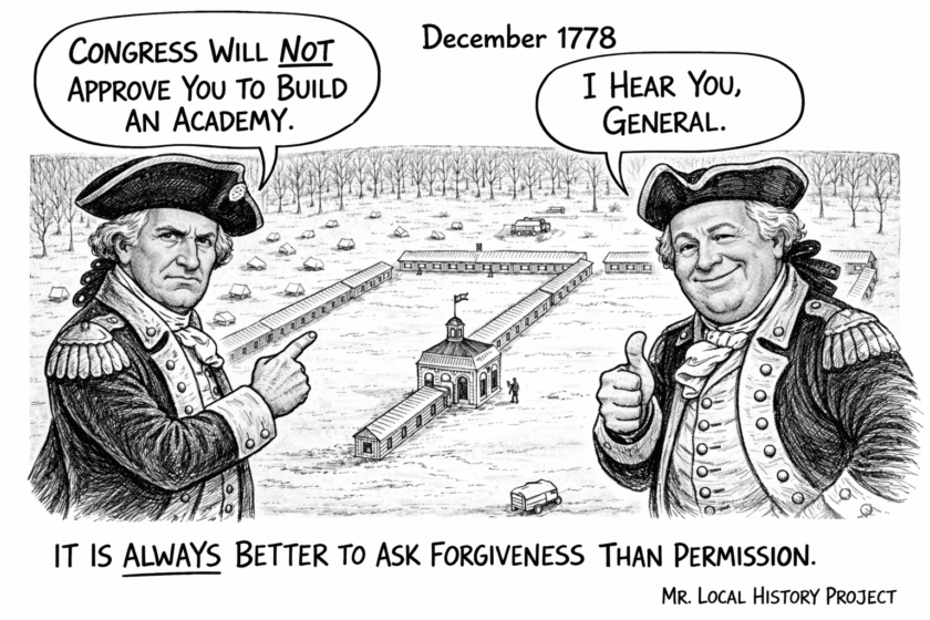 General Washington and Knox Dec 1778 Mr Local History