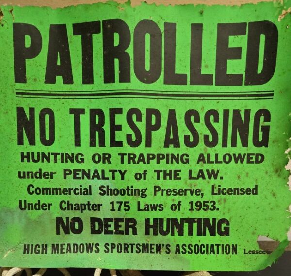 High Meadows Gun Club Sign2 David Ballentine