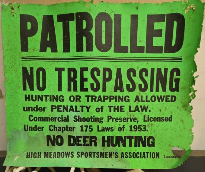 High Meadows Gun Club Sign2 David Ballentine