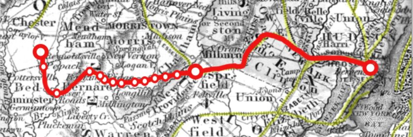 Hoboken to Gladstone Map2 Mr Local History